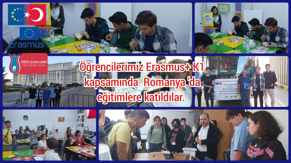 Öğrencilerimiz Erasmus+ K1 kapsamında Romanya' da eğitimlere katıldılar.
